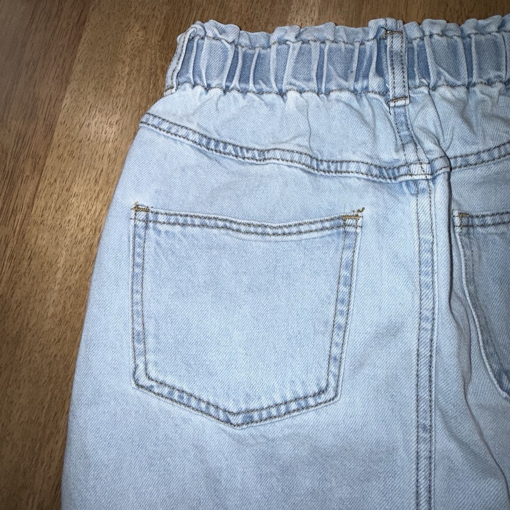 Altar's State High Waist Denim‎ Mini Skirt Small Light Wash Western Boho Short - Picture 8 of 10